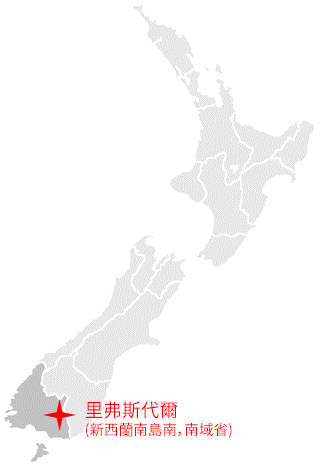 艾萃鹿莊紐西蘭南地圖