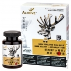 totable
&lt;b&gt;成份﹝每顆膠囊﹞&lt;/b&gt;
鹿茸 	艾萃鹿莊® 艾萃血統超A級, 240毫克
蝦紅素 	AstaReal® 天然雨生紅球微藻80毫克 &lt;span class=&quot;oneword&quot;&gt;﹝含活性蝦紅素2.25毫克﹞&lt;/span&gt;
淨重 	320毫克﹝不含填充物、添加劑或防腐劑﹞
總重 	396毫克﹝連膠囊外殼﹞&lt;p&gt;&lt;/p&gt;
&lt;b&gt;包裝規格&lt;/b&gt;	每盒	一瓶﹝每瓶56顆膠囊﹞
&lt;b&gt;產品有效期&lt;/b&gt;		2023年2月26日